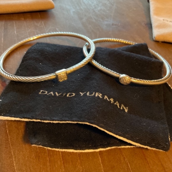 Authentic David Yurman bangle bracelet set - Picture 4 of 5